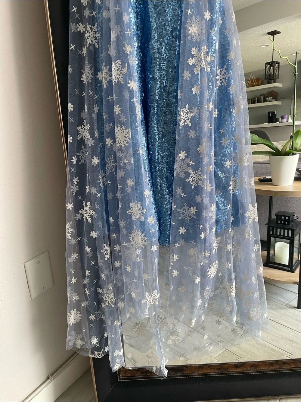 Disney Frozen Elsa Costume | Sequin Princess Dress with Snowflake Cape